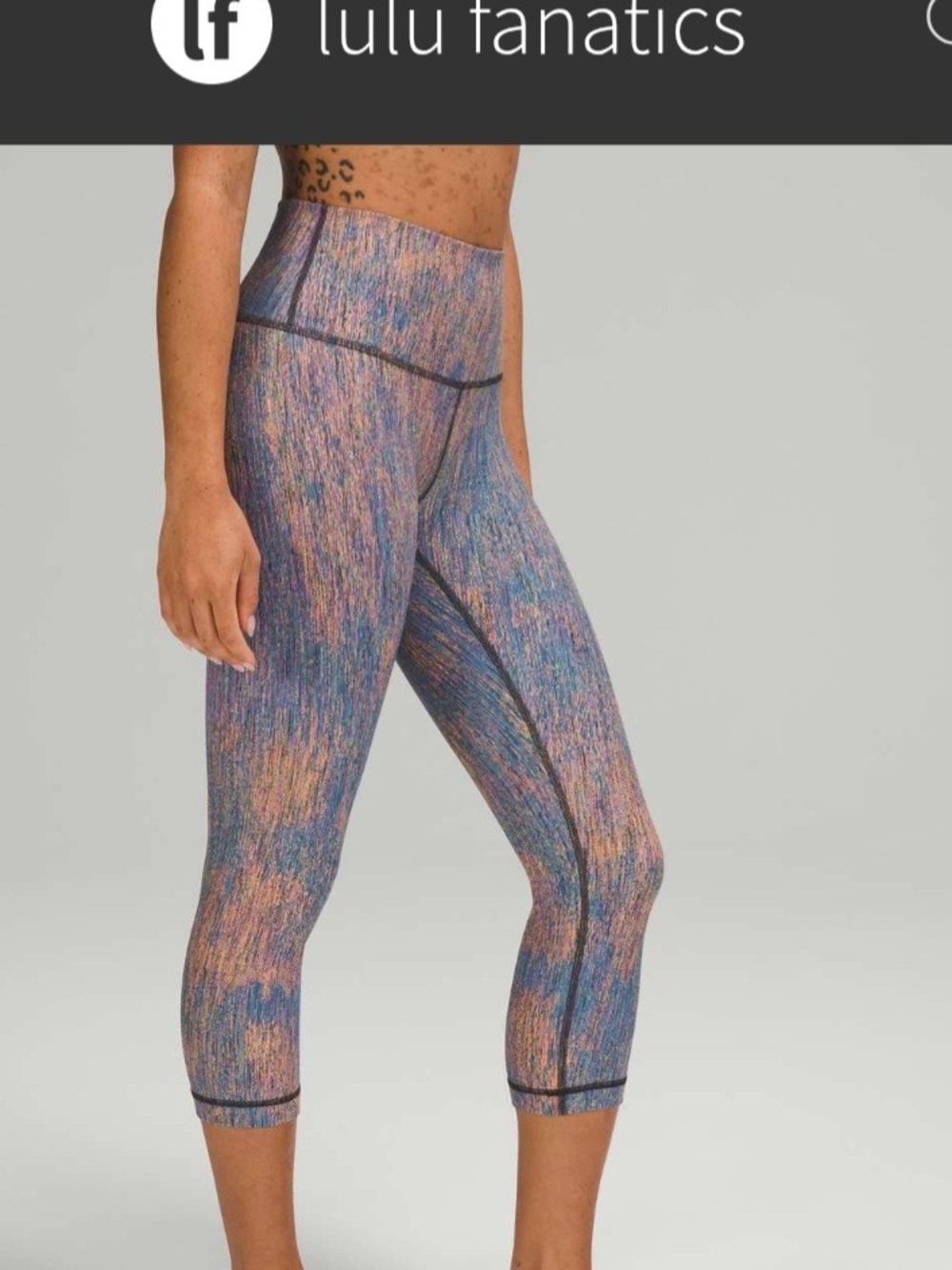 Lululemon Wunder Under High-Rise Crop 21" *Luxtreme Size 8 NWOT